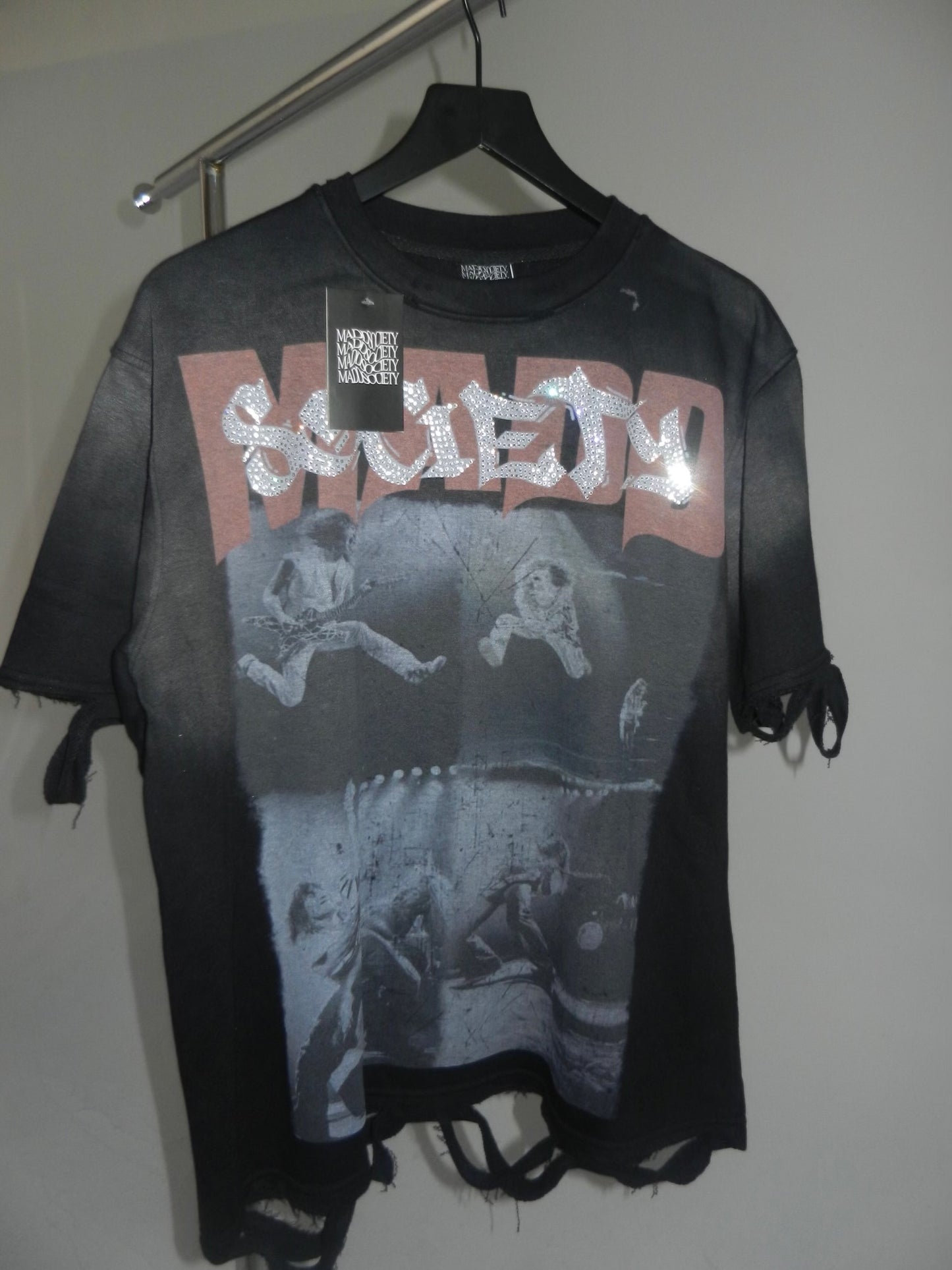 Madd Society Distressed Graphic Tee
