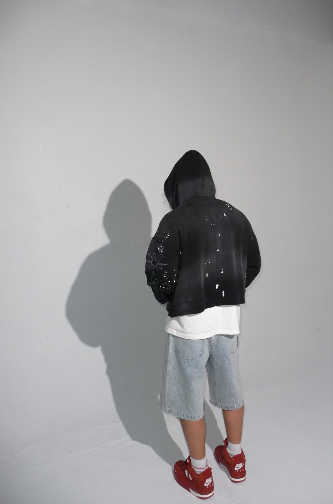 Heavyweight Oversized Cropped Hoodie